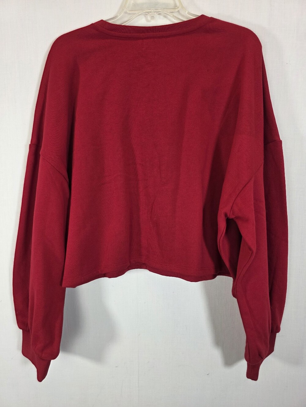 NWT Juicy Couture Coco Red Gothic Logo Cropped Sweatshirt 3X - Picture 4 of 10